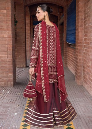 Maroon Sharara for Women