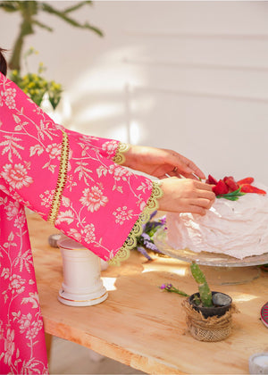 Hot pink Kurta Set for Women