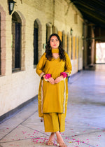 Olive green Kurta Set for Women