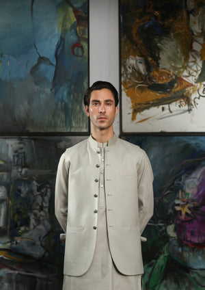 Grey Kurta Set for Men