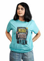 Powder blue T Shirt for Women