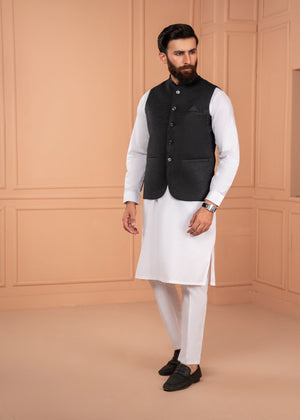 Black Waistcoat for Men