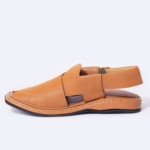 Camel brown Peshawri Chappal for Men