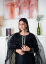 Jet black Kurta Set for Women