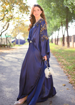Navy blue Kaftan for Women