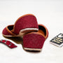 Maroon Khussa for Women