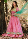 Blush pink Lehenga for Women