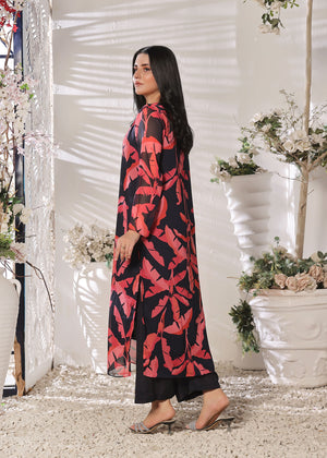 Black Kurta Set for Women