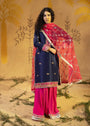 Blue Sharara for Women