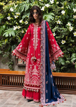 Red Kurta Set for Women