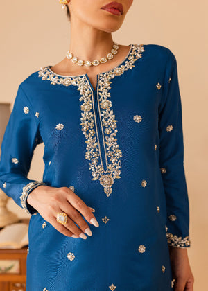 Teal Kurta Set for Women