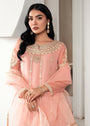 Pastel pink Kurta Set for Women