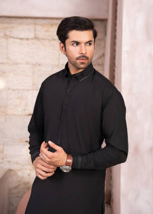 Black Shalwar Kameez for Men
