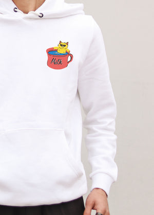 White Hoodie for Unisex