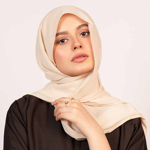 Cream Hijab for Women