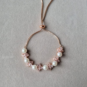Tea rose pink Bracelet for Women
