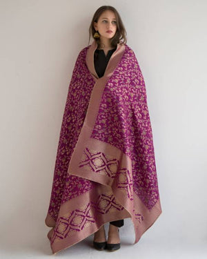 Purple Dupatta for Women