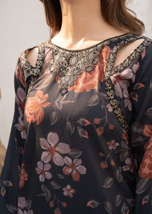 Black Kurta Set for Women