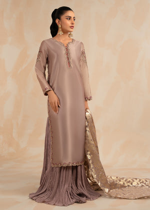 Mauve pink Gharara for Women