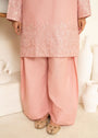 Tea rose pink Kurta Set for Women
