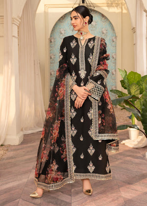 Black Kurta Set for Women
