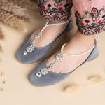 Grey Khussa for Women