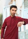 Maroon Kurta Set for Men
