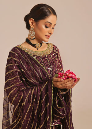 Plum Lehenga for Women