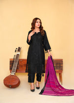 Black Kurta Set for Women