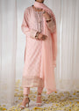 Baby pink Kurta Set for Women