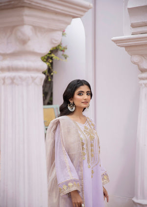 Lilac Kurta Set for Women