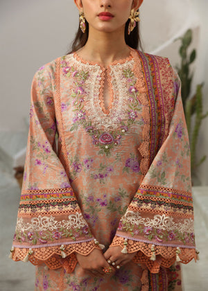 Peach pink Unstitched for Women