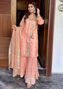 Peach pink Sharara for Women