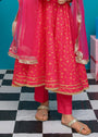 Hot pink Pishwas for Girl