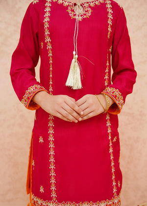 Pink Gharara for Girl