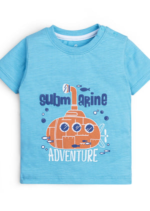 Blue T Shirt for Girl Newborn