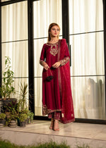 Crimson Kurta Set for Women