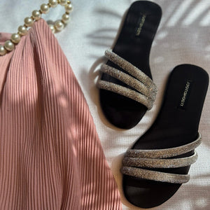 Black Slides for Women