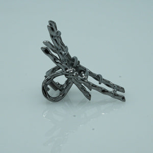 Silver Hair Clip for Women