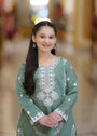 Pistachio green Kurta Set for Girl