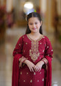 Maroon Kurta Set for Girl