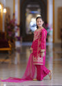Bubblegum pink Kurta Set for Girl