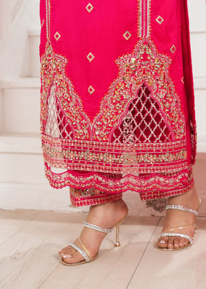 Fuchsia Kurta Set for Women