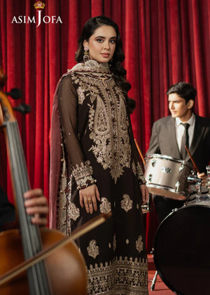 Dark brown Unstitched for Women