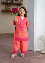 Peach pink Kurta Set for Girl