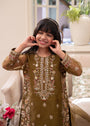 Olive green Gharara for Girl