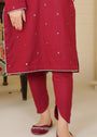 Maroon Kurta Set for Women