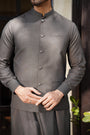 Ash grey Waistcoat for Men