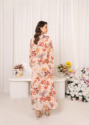 Peach pink Maxi for Women
