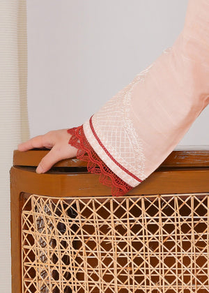 Pastel pink Kurta Set for Women